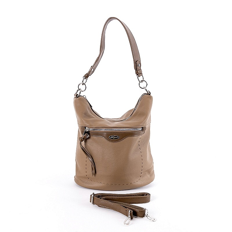 Khaki kabelka na rameno i crossbody David Jones 6603-2