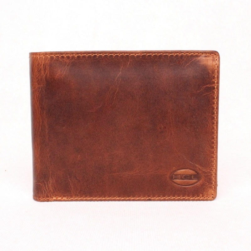 "Hunter" hnědá kožená peněženka HGL no. 4504 + RFID