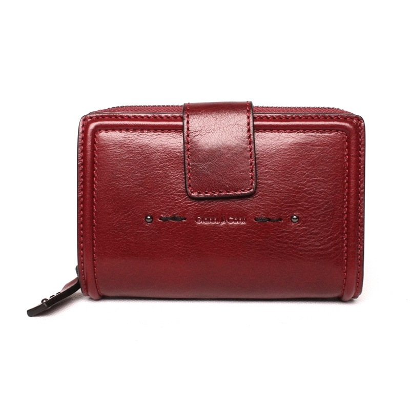 Luxusní kožená peněženka Gianni Conti no. 8615 vínová