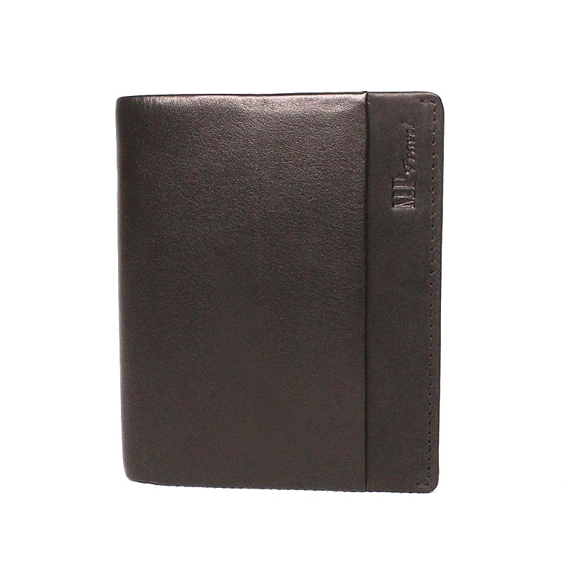 Kvalitní  malá černá kožená peněženka Marta Ponti no. B293R + RFID