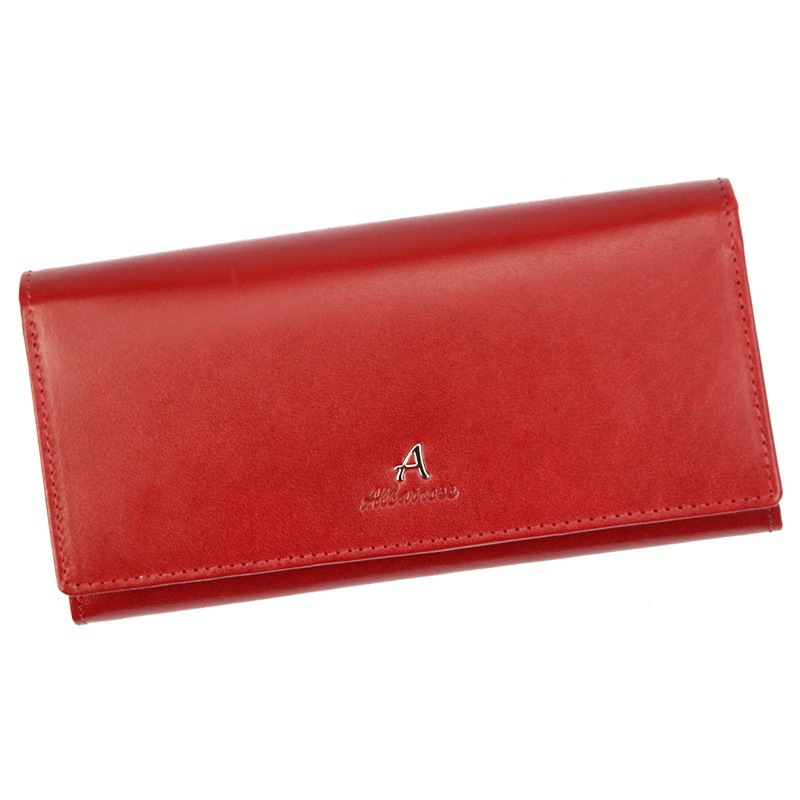 Červená kožená peněženka Albatross LW12
