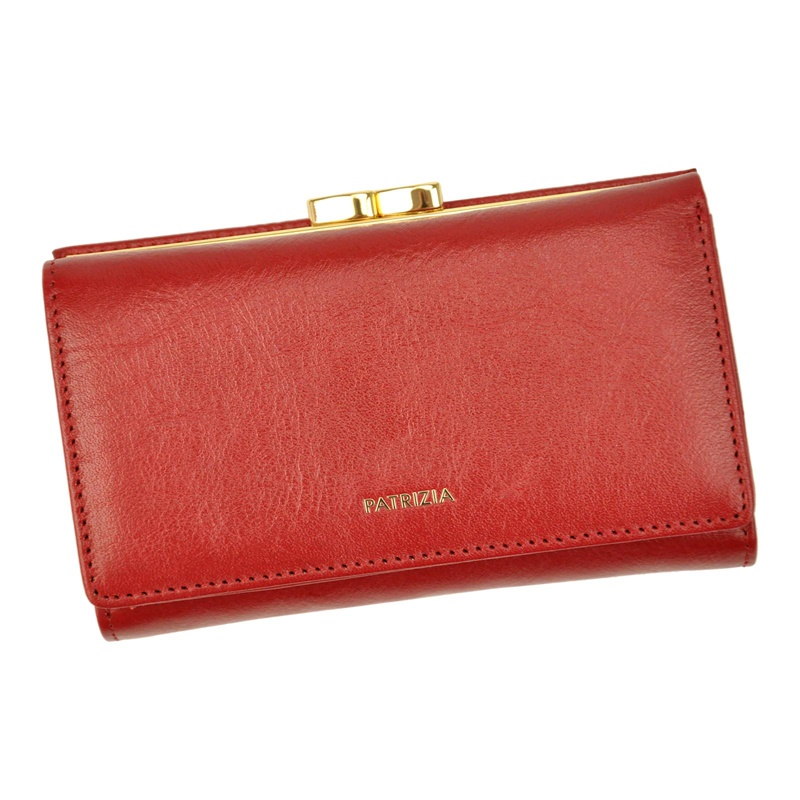 Červená kožená peněženka Patrizia Piu IT-108