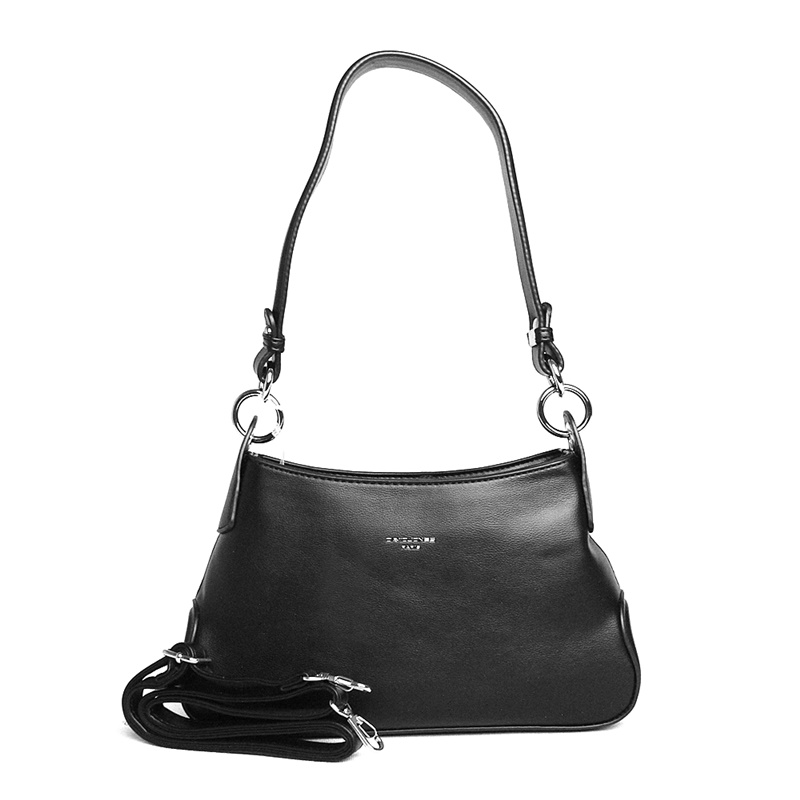 Černá kabelka na rameno i crossbody David Jones CM6418