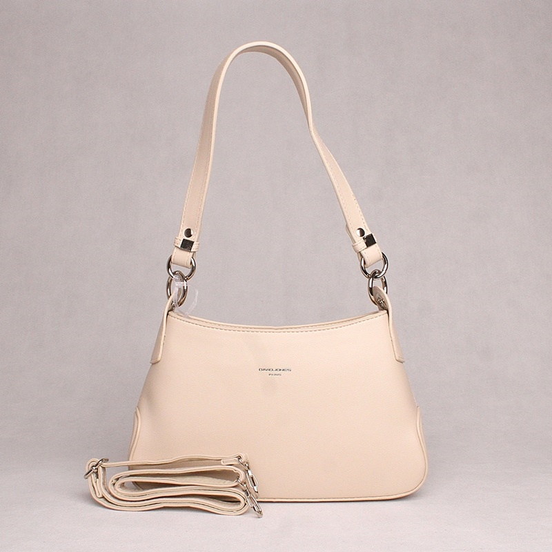 Slonová kost (béžová) kabelka na rameno i crossbody David Jones CM6418
