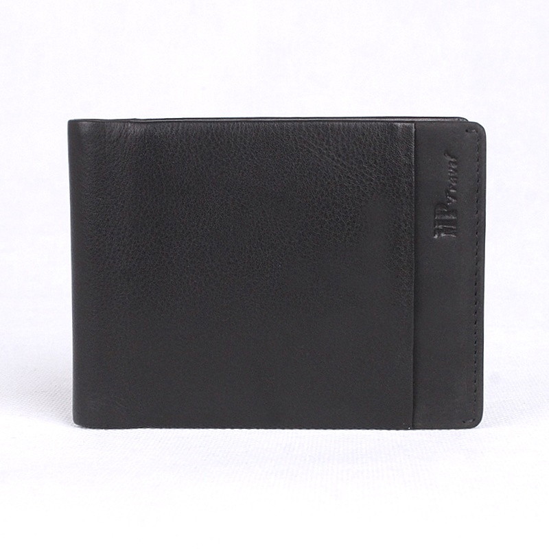 Kvalitni černá kožená peněženka - dolarovka Marta Ponti no. 313R
