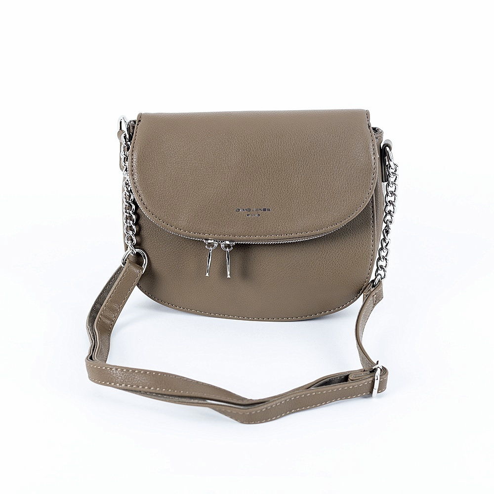 Olivově zelená crossbody kabelka David Jones 6815-1