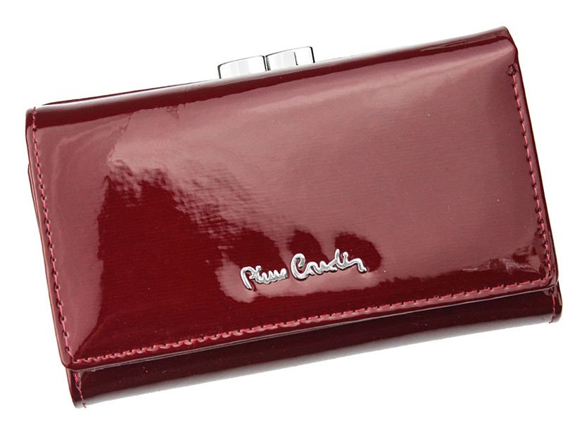 Tmavěčervená kožená peněženka Pierre Cardin 05 LINE 108
