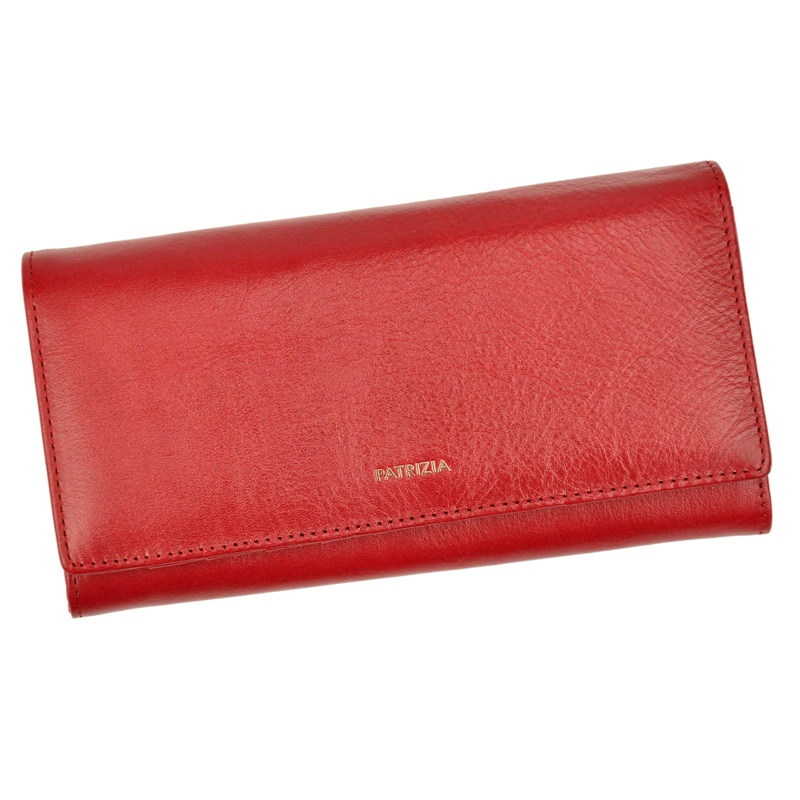 Červená kožená peněženka Patrizia IT-100