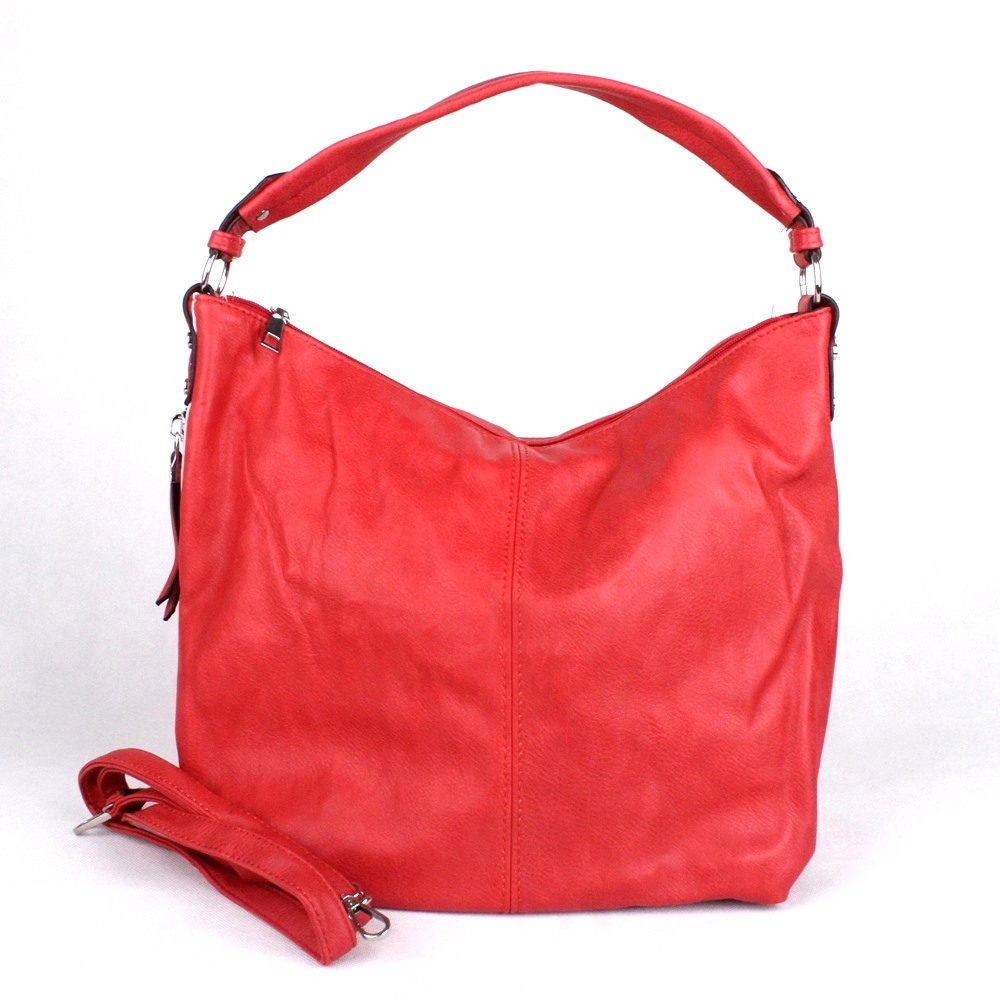 Velká červená kabelka na rameno i crossbody ROMINA D315