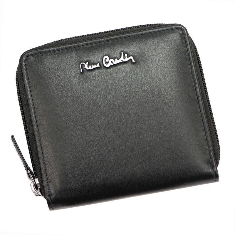 Malá kožená černá peněženka Pierre Cardin MK01