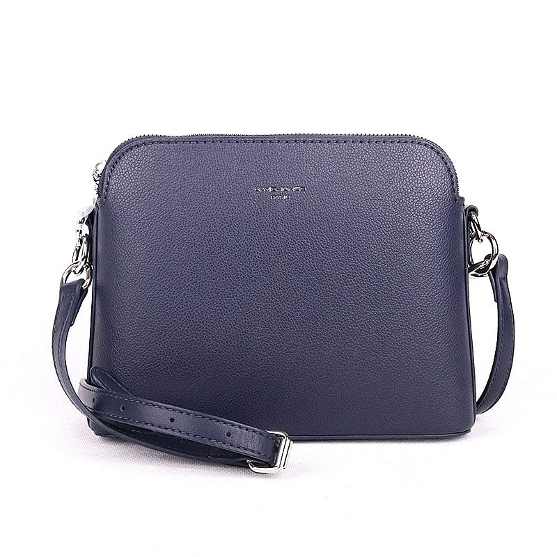 Tříoddílová malá tmavěmodrá crossbody kabelka David Jones 6960-1