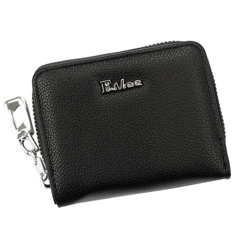 Malá dvouoddílová černá peněženka Eslee no. 86