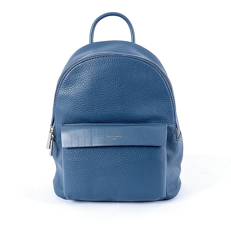 Středně velký městský modrý batoh David Jones 6911, obsah cca. 7 l 