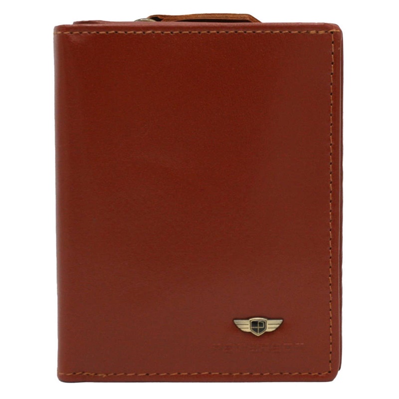Malá hnědá kožená peněženka Peterson 2549