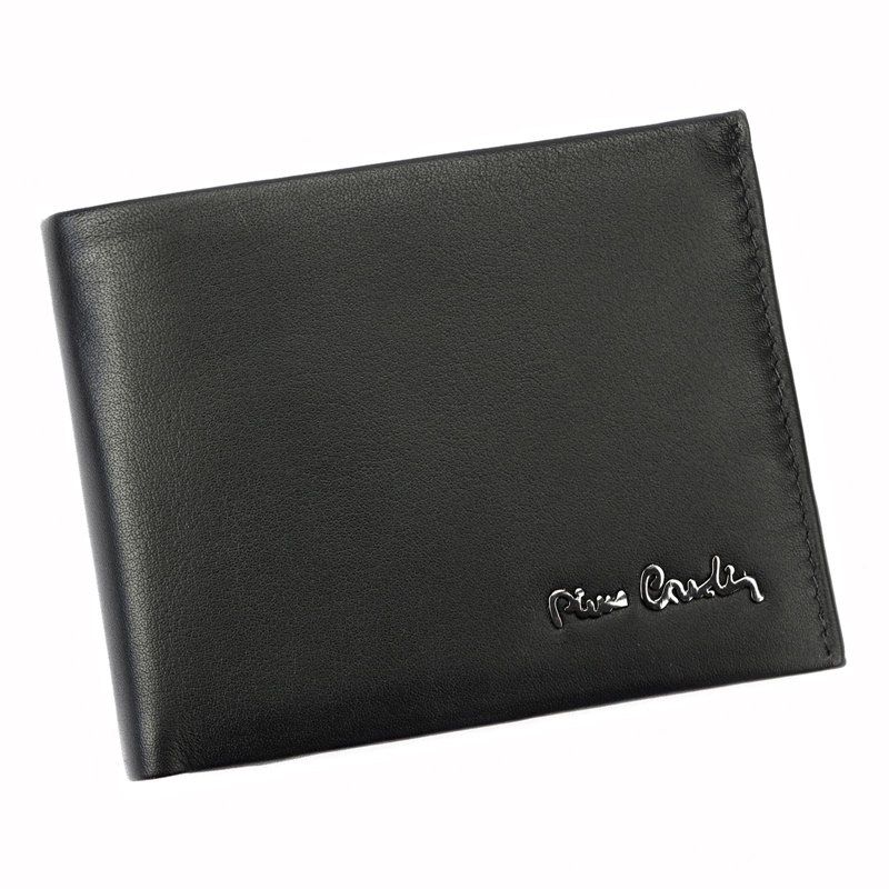 Luxusní černá kožená peněženka Pierre Cardin 58.8806