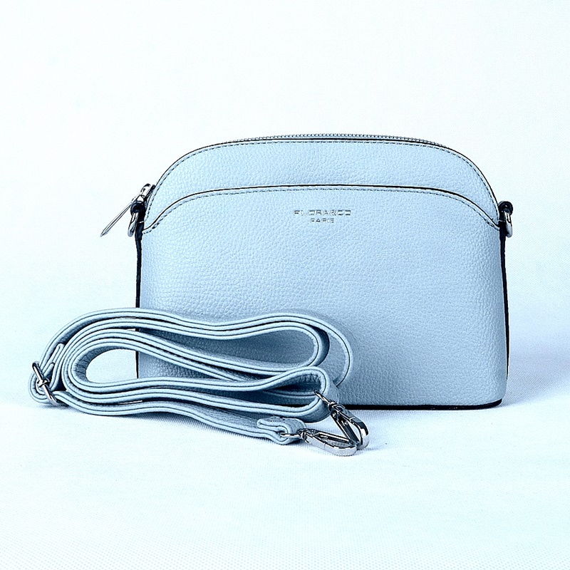 Malá světlemodrá crossbody kabelka FLORA&CO 2543 