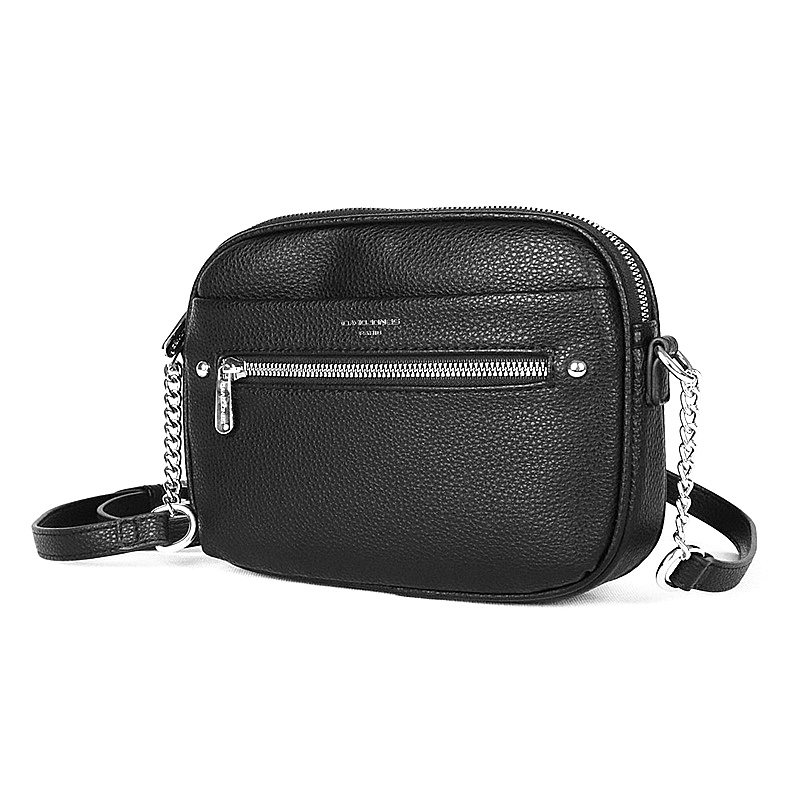 Malá černá crossbody kabelka David Jones CM6767A