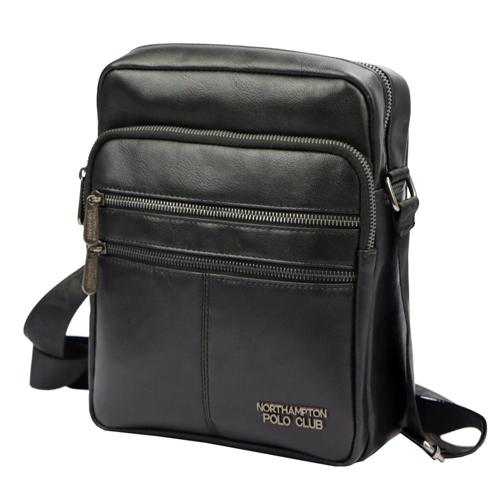 Černá pevnější crossbody taška Northampton 3103