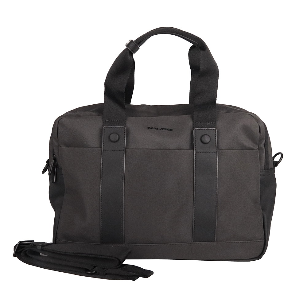 Dvouoddílová černá taška do ruky David Jones CM7720 na notebook