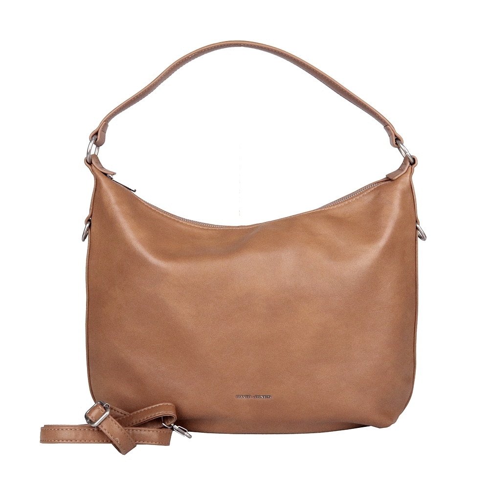 Velká hnědá kabelka na rameno David Jones CM7426