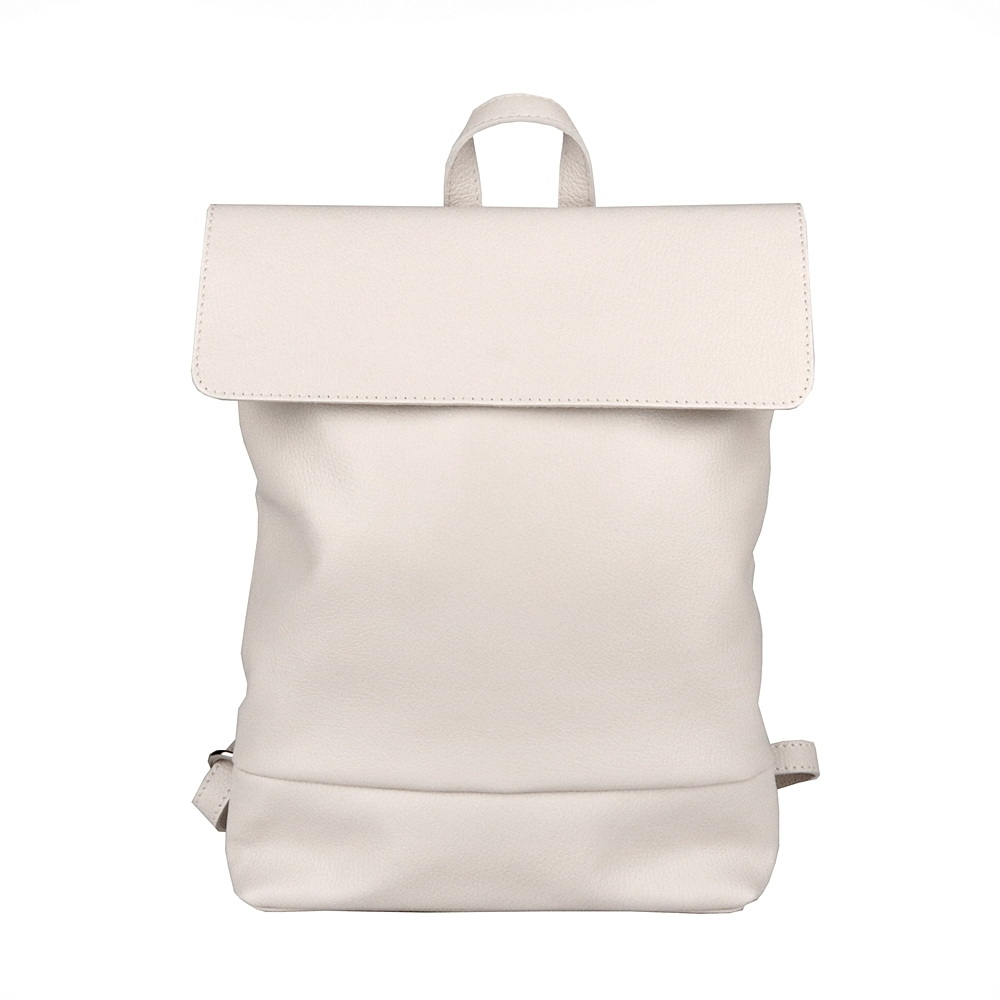 Střední latté kožený batoh 235 o obsahu cca. 6 l na formát A4