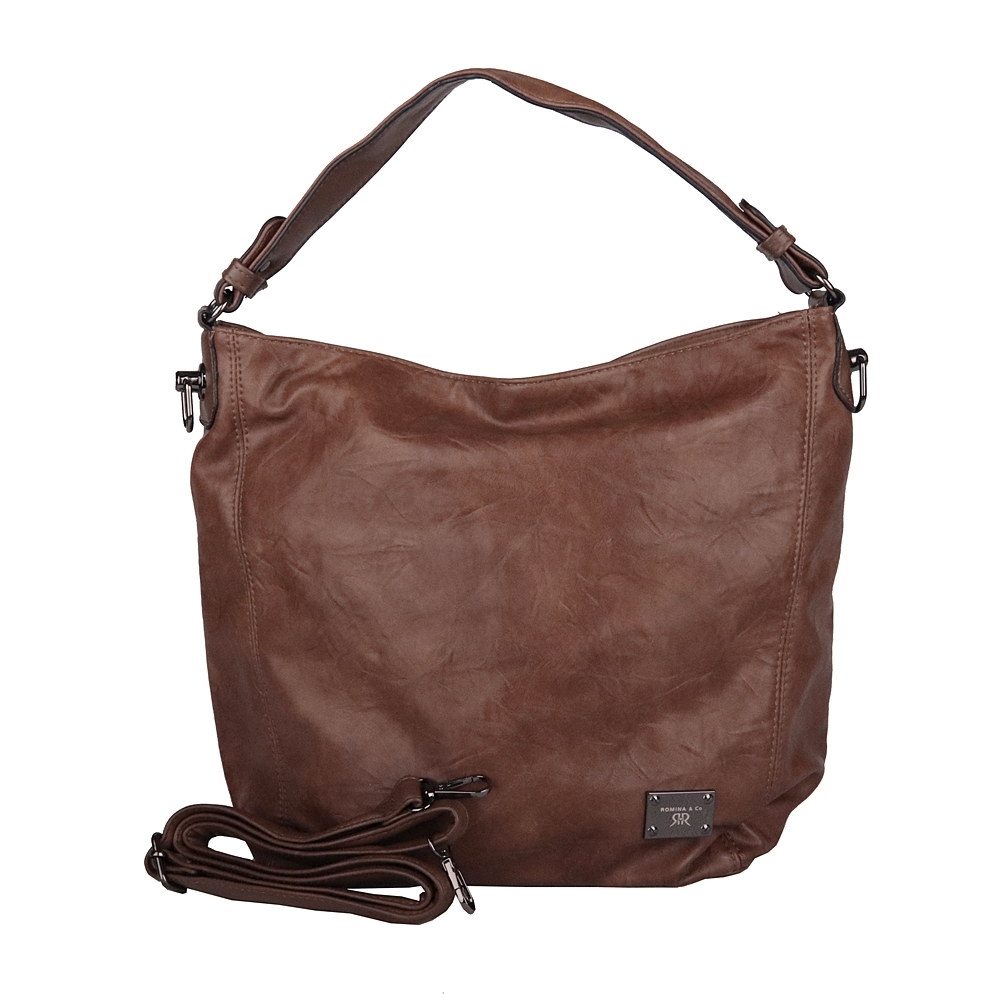 Velká světlehnědá kabelka na rameno i crossbody ROMINA D569/25