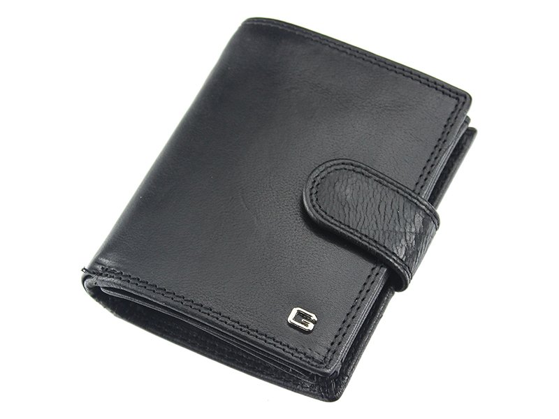 Černá kožená peněženka Gregorio N4L-CV s ochranou RFID