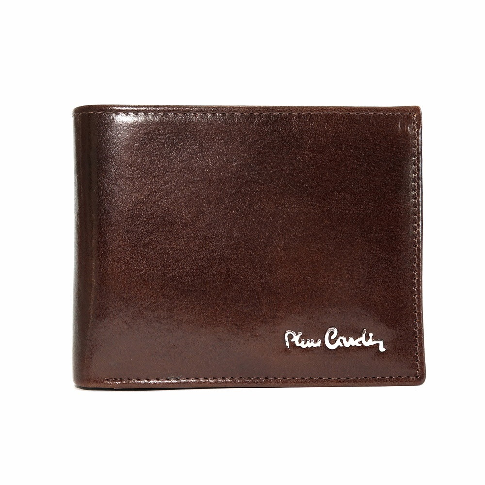 Luxusní tmavěhnědá kožená peněženka Pierre Cardin YS520.7 324