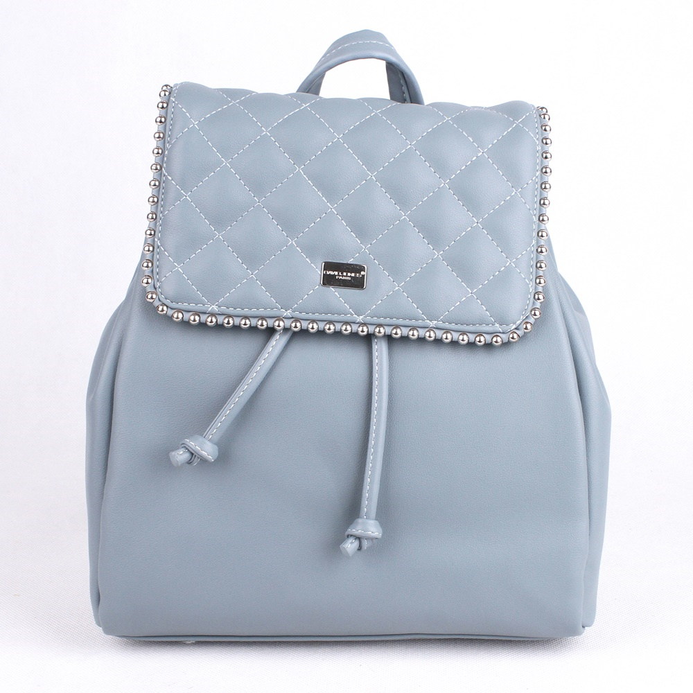 Městský malý modrý batoh David Jones 5932-3 s obsahem cca. 5l