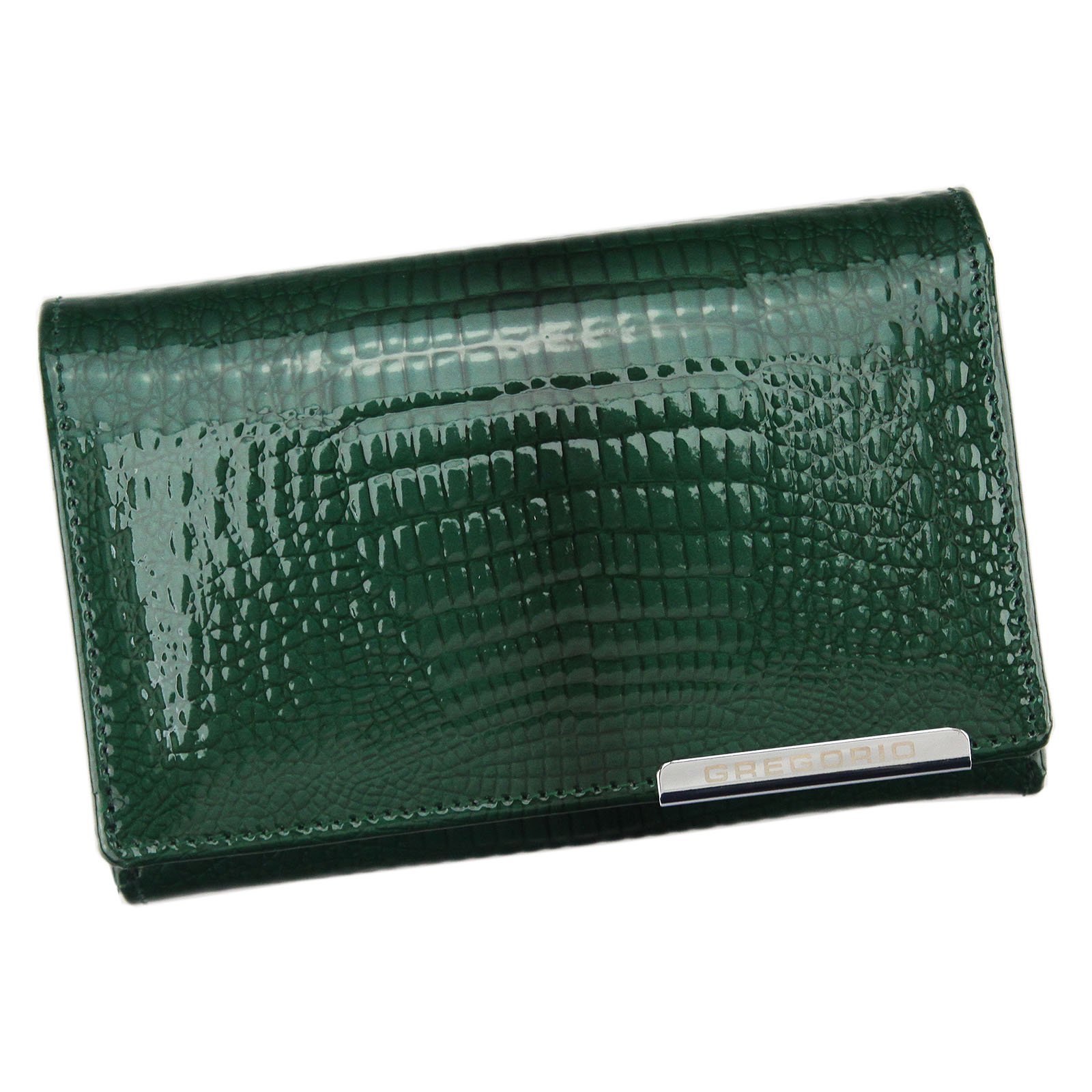 Zelená kožená peněženka Gregorio GF112
