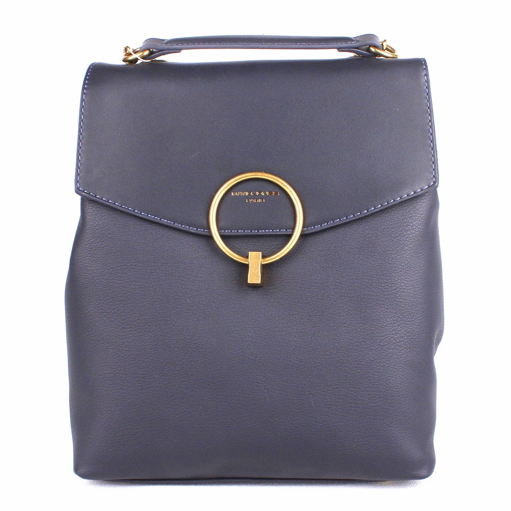 Městský malý modrý batoh David Jones 6160-2 s obsahem 7l