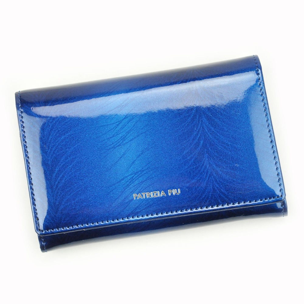 Modrá kožená peněženka Patrizia Piu FF-112