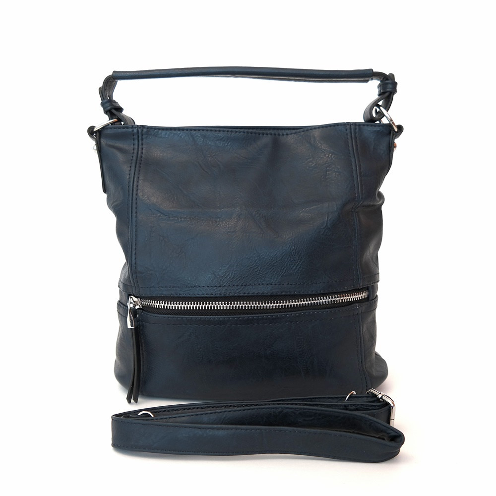 Středně velká modrá kabelka na rameno i crossbody ROMINA & CO D167/20